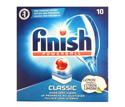 Lemon Finish Powerball Dishwasher 10 Tablets