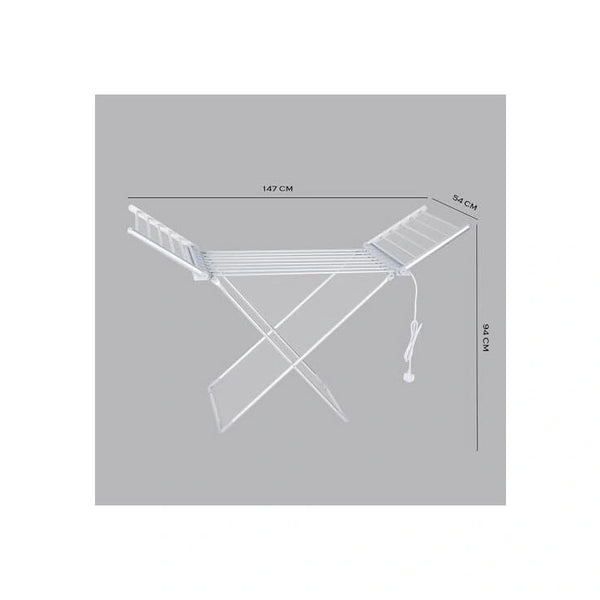 Electric Heated Folding Clothes Dryer Airer With Cover, 230W Energy-Efficient 20 Rails Indoor Airer, Wet Laundry Drying Rack-Houszy®