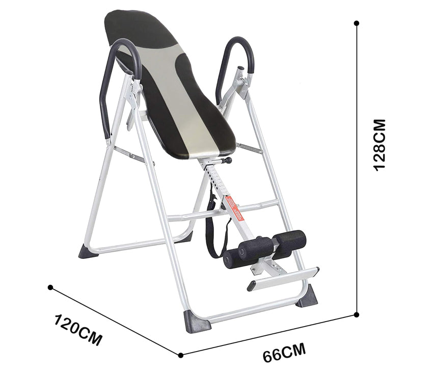 Inversion Table with Adjustable Protective Belt for Pain Relief Therapy