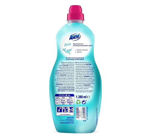 Asevi Fabric Softener Laundry Conditioner Liquid Fabric Softener 60Washes 1380ml