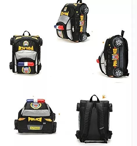 Autokids Child Backpack Anti-lost Police Bag for Boys and Girls