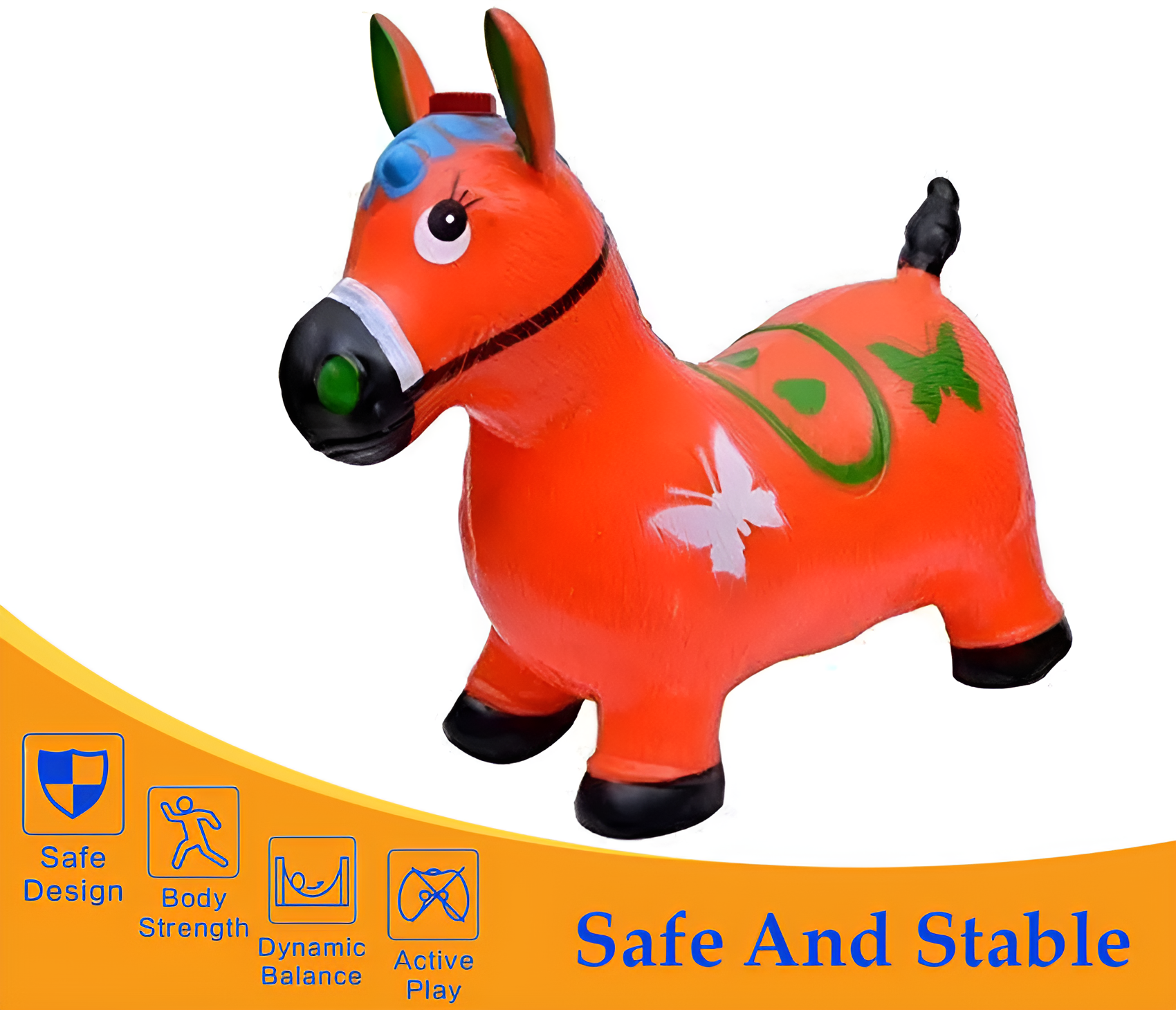 Buy Sturdy Horse Bouncy Animals Hopper for Toddlers Houszy