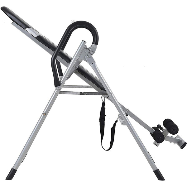 Inversion Table with Adjustable Protective Belt for Safe Back Decompression