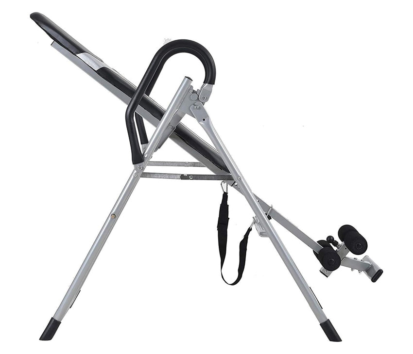 Inversion Table with Adjustable Protective Belt for Pain Relief Therapy