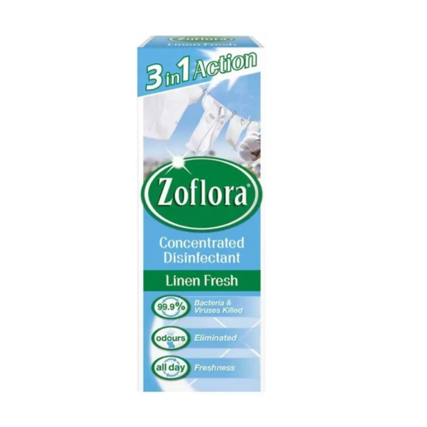 Zoflora Antibacterial Disinfectant 120ml - Linen Fresh