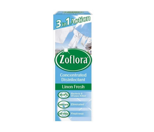 Zoflora Antibacterial Disinfectant 120ml - Linen Fresh