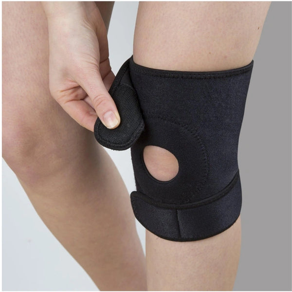 Knee Support With Open Patella for Arthritis & Joint Ache Relief- Adjustable Compression