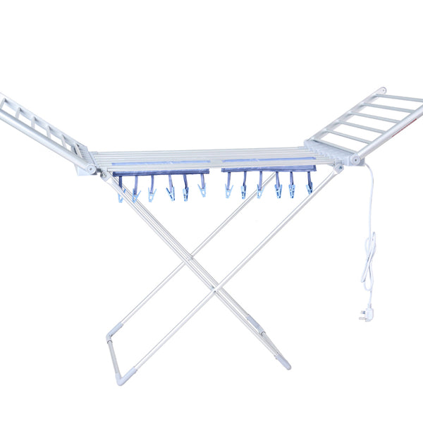 Electric Clothes Dryer With 20 Heated Bars- 230W | 12-Clothes Pegs+ Rack Cover-Houszy®