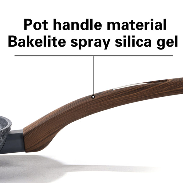 Non-Stick Frying Pan 24 cm Granite Coating & Induction Safe – Houszy