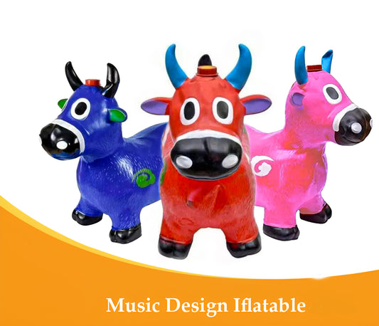 Cow Inflatable Bouncy Animals Hopper for Toddlers| Ideal For Girls/Boys Birthday Gift