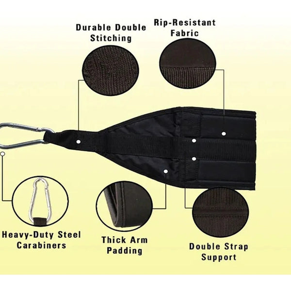Abdominal Hanging Door Straps - Weight Lifting & Home Gym Fitness