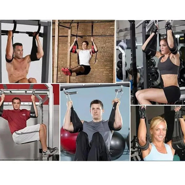 Abdominal Hanging Door Straps - Weight Lifting & Home Gym Fitness