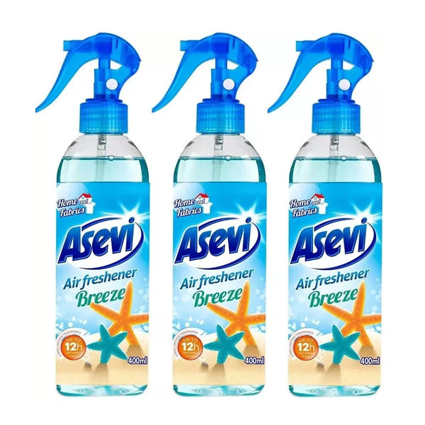 Asevi Air Freshener Spray Room and Fabric Freshener Breeze 400ml