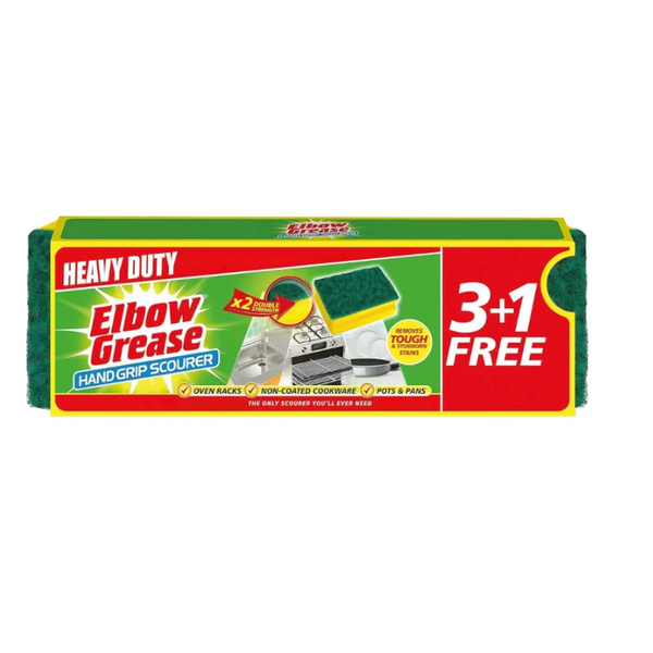 Elbow Grease Handgrip Scourers - 4 Pack