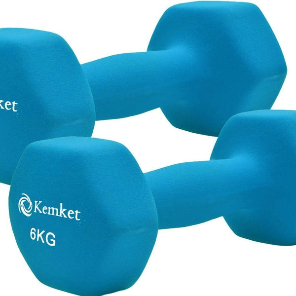 Neoprene Hand Dumbbells Weights Pair Fitness Home Gym Biceps Exercise 0.5-6 kg