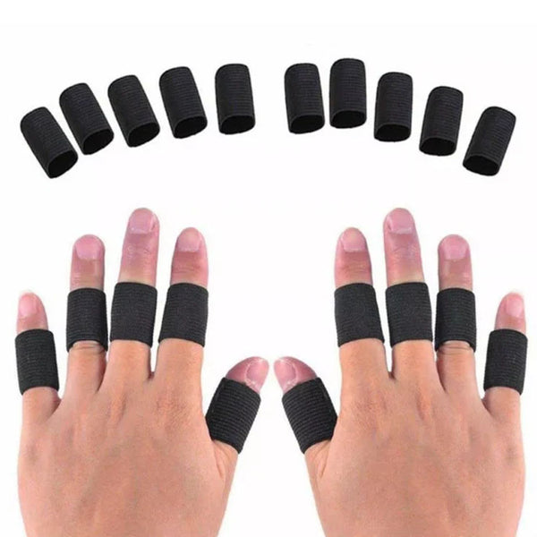 Finger Sleeves Protector for Sports & Pain Relief-Pack of 10