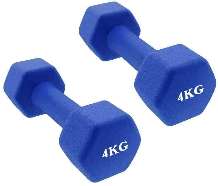 Neoprene Hand Dumbbells Weights Pair Fitness Home Gym Biceps Exercise 0.5-6 kg