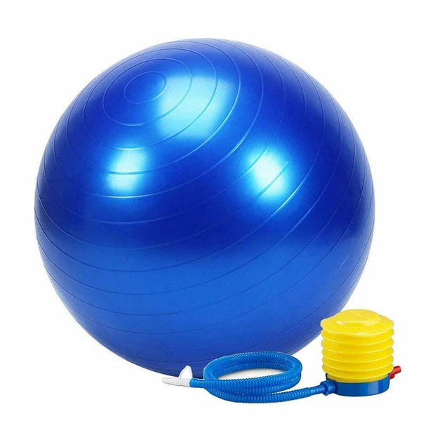 Exercise Ball 85cm - Yoga, Fitness, Pregnancy & Birthing (Blue)